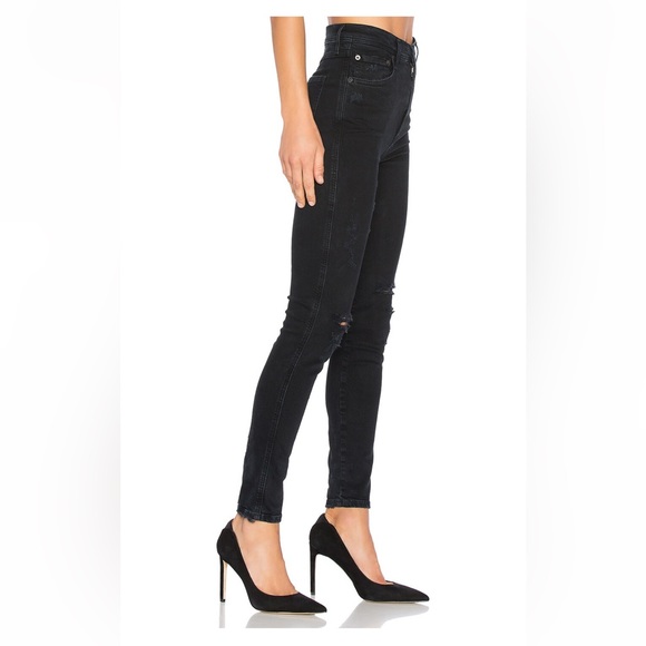 Agolde Roxanne Super High Rise Skinny Jeans - Picture 2 of 5